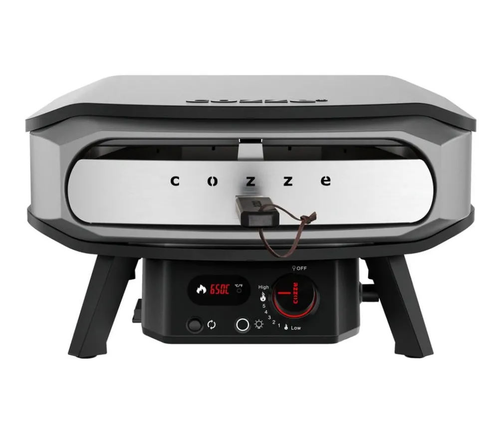 cozze® Cozze Gas-Pizzaofen Premium Rotate 42 cm (17"), mit Thermometer inkl. Pizzastein, ca. B60,5/H33/T62,5 cm Online
