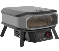 cozze® Pizzaöfen - Cozze Gas-Pizzaofen Premium Rotate 34 cm (13"), mit Thermometer inkl. Pizzastein, ca. B53/H32/T56 cm