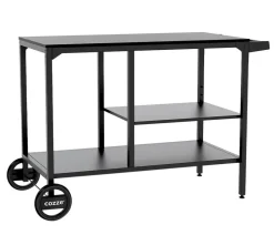 cozze® Grillzubehör - Cozze Grillwagen BBQ Station, ca. B115/H90/T60 cm Schwarz