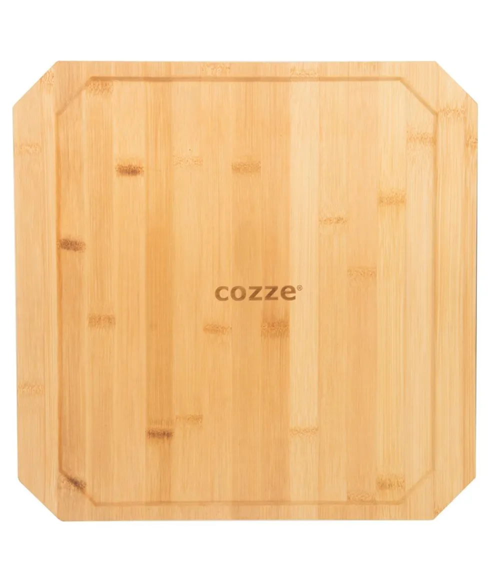 cozze® Cozze gusseiserne Pfanne mit Untersetzer, ca. B33/H4/T33 cm Hot