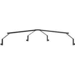 cozze® Outdoor-Küchen - Cozze LED-Corner Rack, ca. B90/H23,5/T90 cm Schwarz