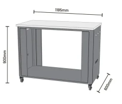 cozze® Cozze Outdoor-Küche 115, ca. B115/H90/T60 cm Discount