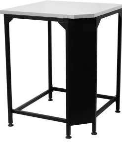cozze® Outdoor-Küchen|Grillzubehör - Cozze Outdoor-Küche Eck-Tisch, ca. B60/H90/T60 cm Schwarz
