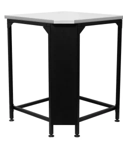 cozze® Outdoor-Küchen|Grillzubehör - Cozze Outdoor-Küche Eck-Tisch, ca. B60/H90/T60 cm Schwarz