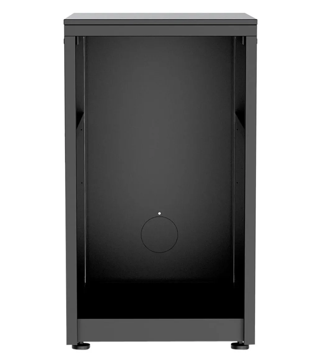 cozze® Outdoor-Küchen - Cozze Outdoor-Küche Kühlschrankmodul Elements, ca. B49,5/H90/T60 cm Schwarz