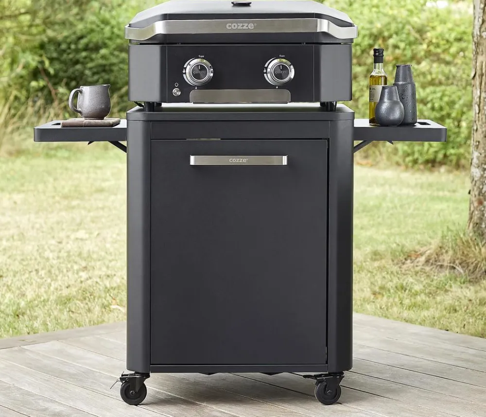 cozze® Cozze Outdoor-Küche Rolltisch für Gasgrill Plancha 600, ca. B60/H83/T64 cm Outlet