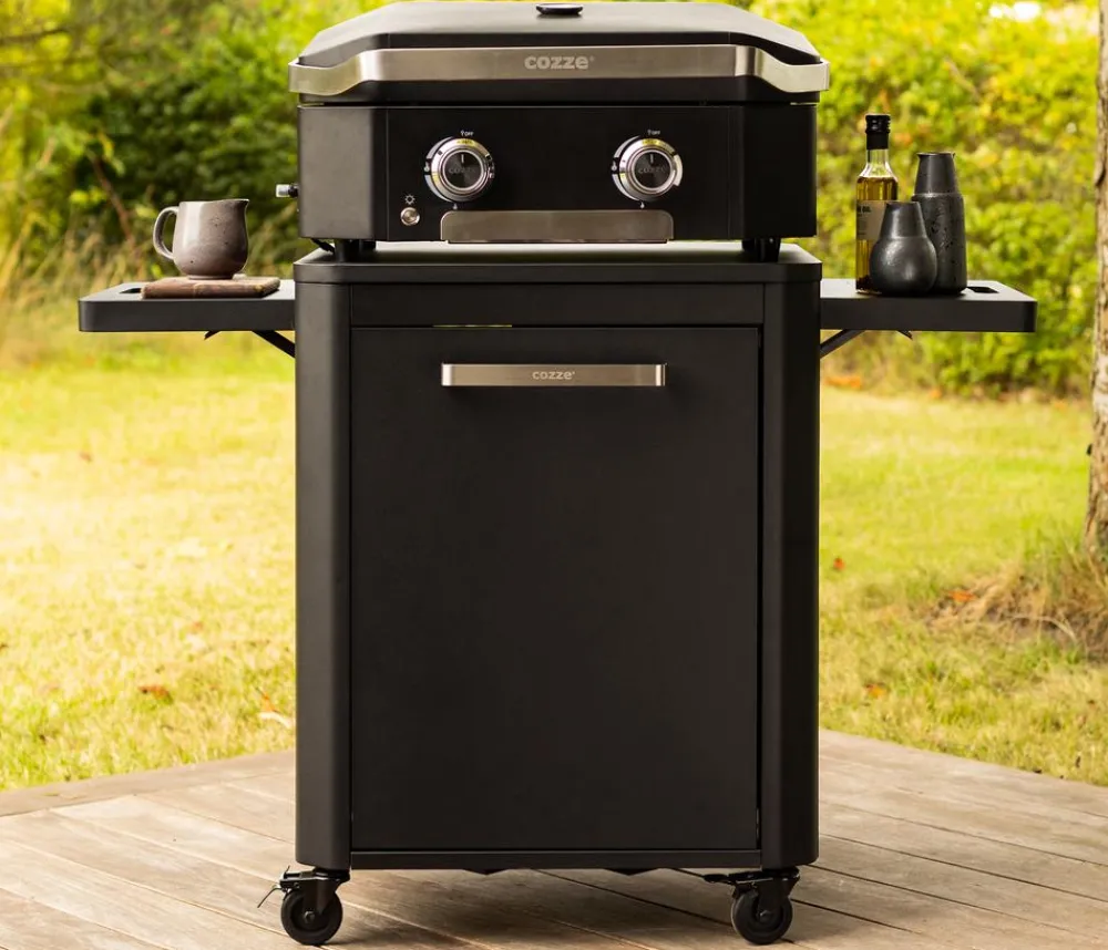 cozze® Cozze Outdoor-Küche Rolltisch für Gasgrill Plancha 600, ca. B60/H83/T64 cm Outlet