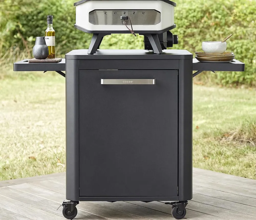 cozze® Cozze Outdoor-Küche Rolltisch für Gasgrill Plancha 600, ca. B60/H83/T64 cm Outlet