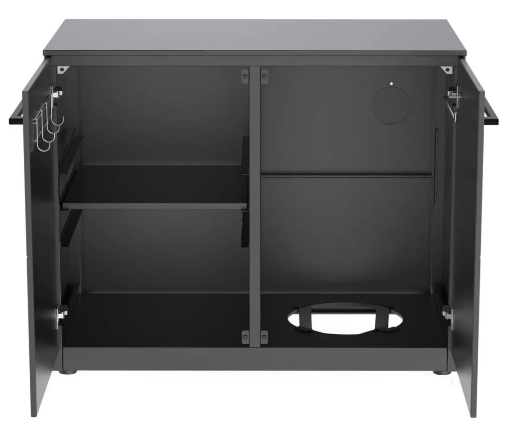 cozze® Cozze Outdoor-Küche Türmodul Elements, ca. B110/H90/T60 cm Schwarz Clearance