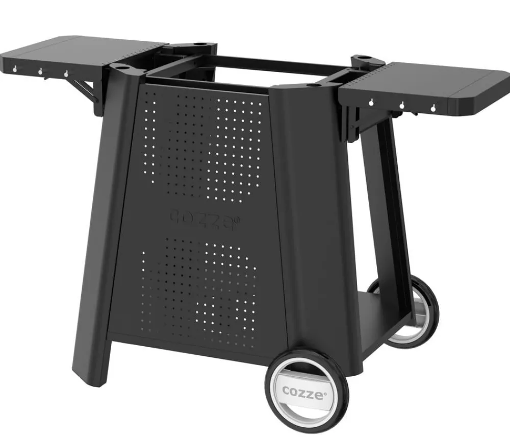 cozze® Cozze Outdoor-Tisch für Elektrogrill E-500, Gasgrill G-500 und Plancha P-500, ca. B127/H74,5/T64,5 cm Schwarz Online