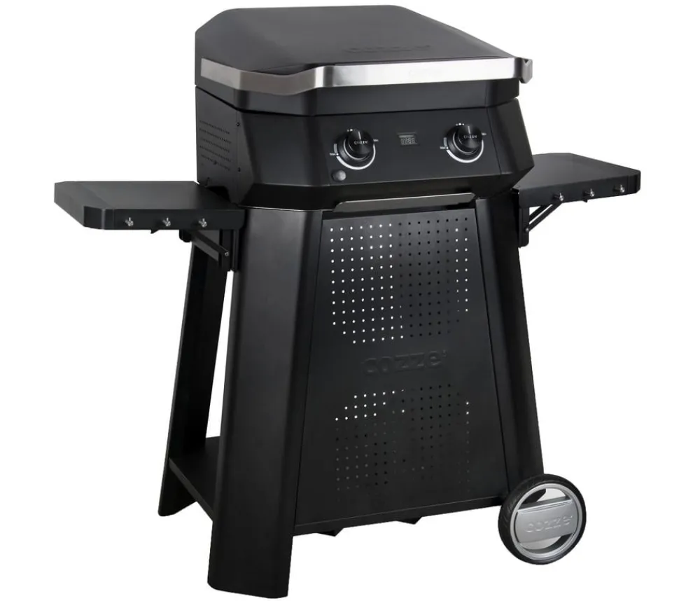 cozze® Cozze Outdoor-Tisch für Elektrogrill E-500, Gasgrill G-500 und Plancha P-500, ca. B127/H74,5/T64,5 cm Schwarz Online