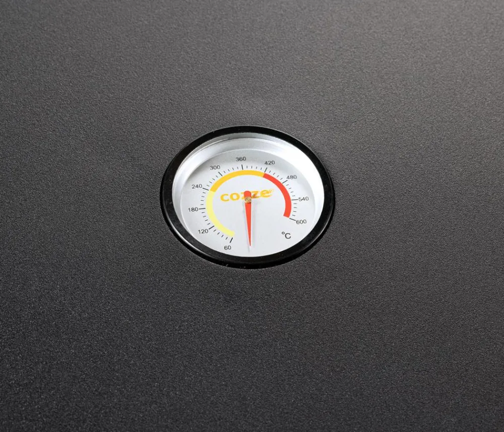 cozze® Pizzaöfen - Cozze Pizzaofen Rotate 42 cm (17"), mit Thermometer inkl. rotierendem Pizzastein, ca. B61/H31/T61 cm Weiß