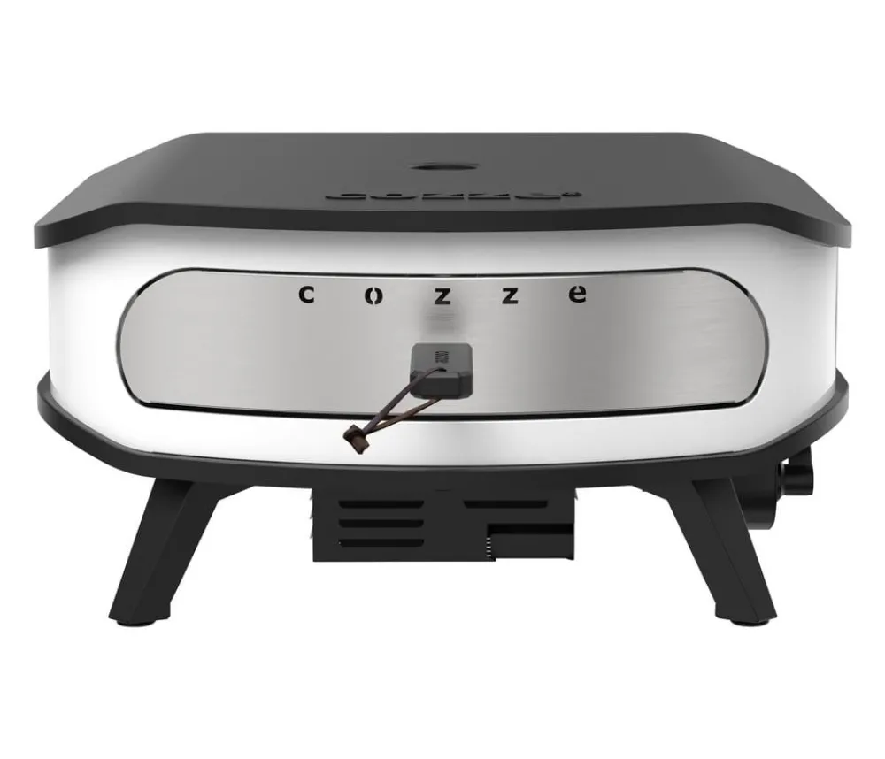 cozze® Pizzaöfen - Cozze Pizzaofen Rotate 42 cm (17"), mit Thermometer inkl. rotierendem Pizzastein, ca. B61/H31/T61 cm Weiß