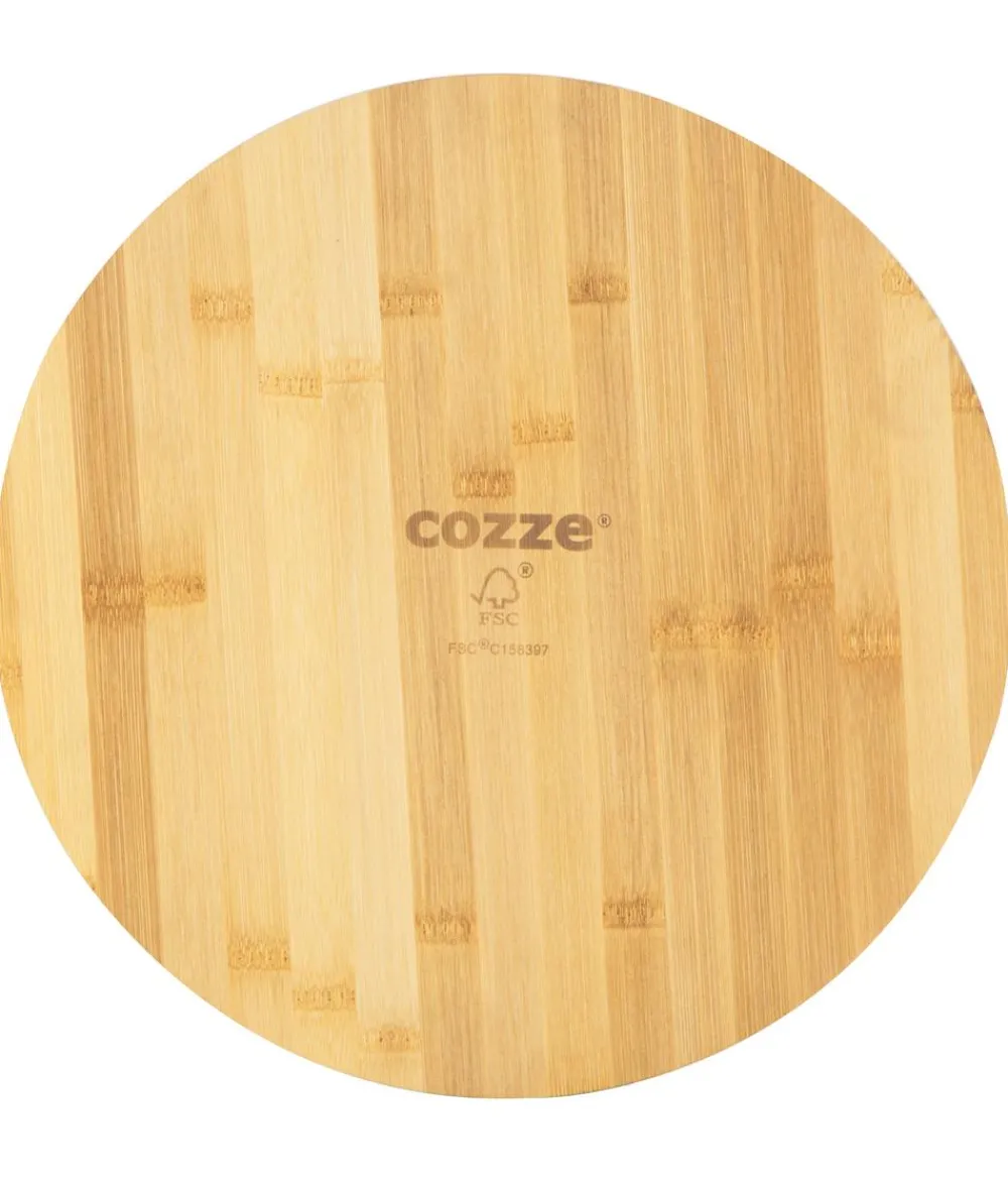 cozze® Pizzaöfen|Grillzubehör - Cozze Pizzaschneidebrett, ca. Ø35/H1,2 cm Natur