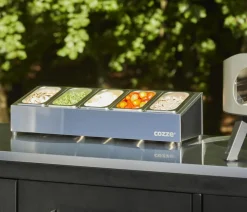 cozze® Pizzaöfen > Cozze Topping-Station, ca. B60/H13,5/T19,5 cm