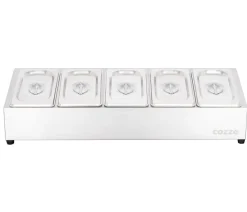 cozze® Pizzaöfen > Cozze Topping-Station, ca. B60/H13,5/T19,5 cm