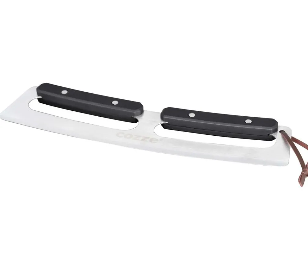 cozze® Pizzaöfen > Cozze Wiegemesser für Pizza, ca. B32/H1,5/T8 cm