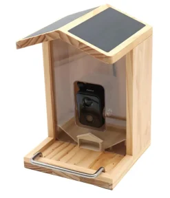 CROCI Vogelfutterhaus Smart Wi-Fi, inkl. Kamera, ca. B23/H32,5/T24 cm Braun Best