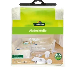 Dehner Mehr Haushaltshelfer|Pflanzenfolien & Ernteschutz - Abdeckfolie, ca. B12,5/T4 m Transparent
