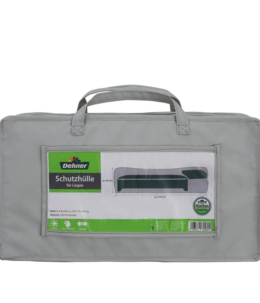 Dehner Abdeckhaube für Liegen, 75x40x210 cm, Grau Discount