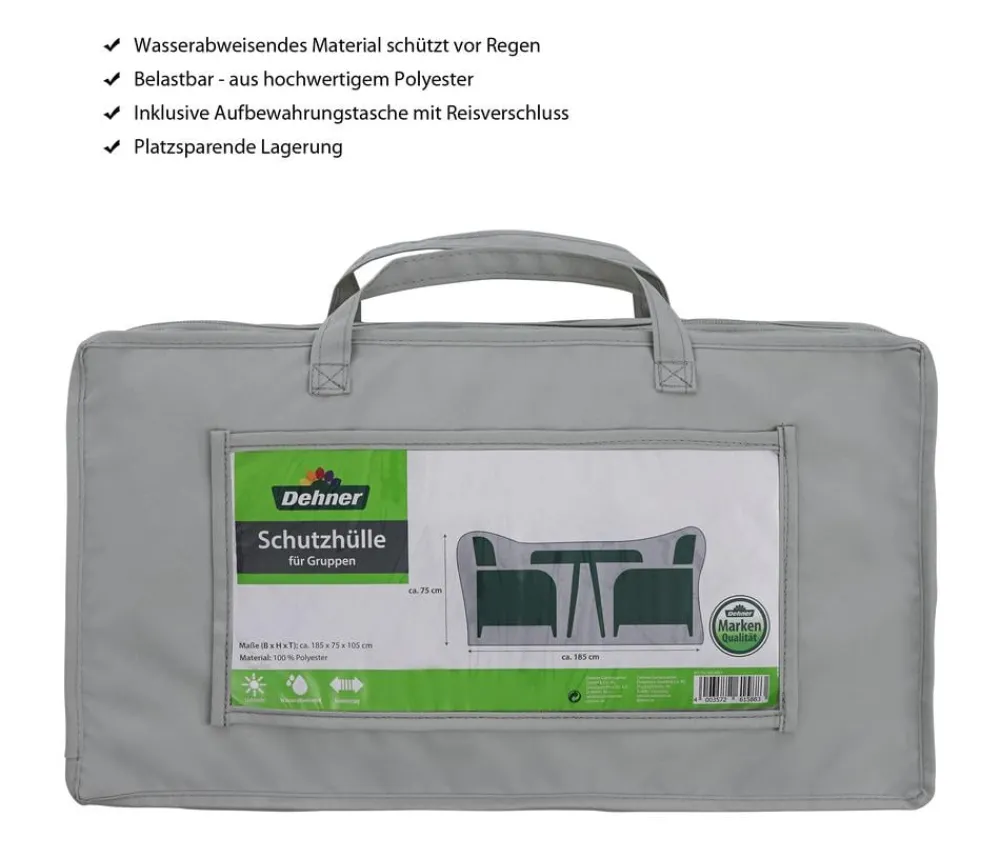 Dehner Schutzhüllen > Abdeckhaube für Sitzgruppen,