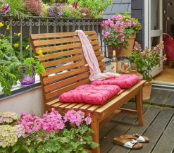 Dehner 2-Sitzer Gartenbänke|Gartenbänke Holz - Akazienbank Paisley, 2-Sitzer