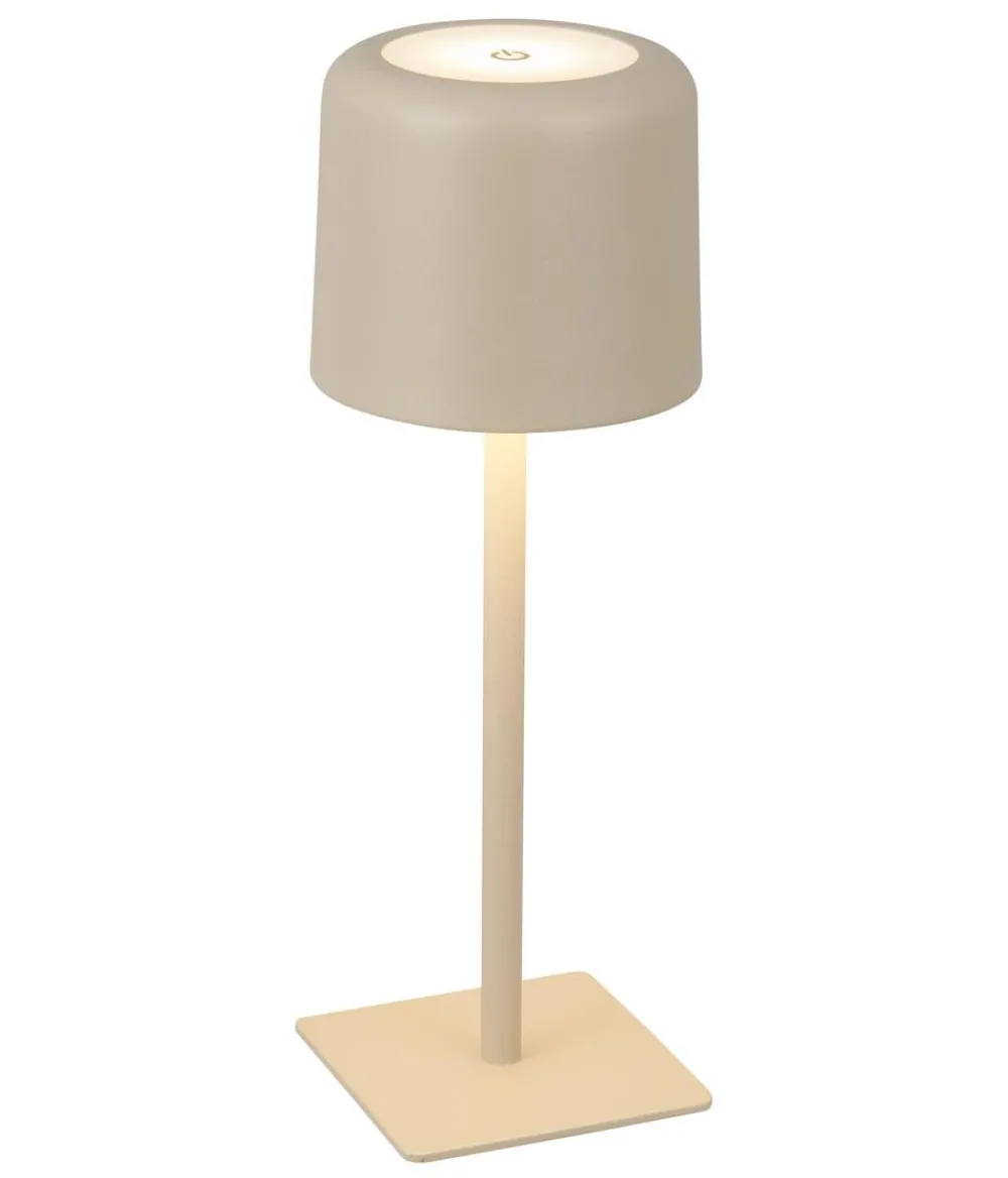 Dehner Solarleuchten > Akku-Tischleuchte Niva, ca. Ø11/H30 cm
