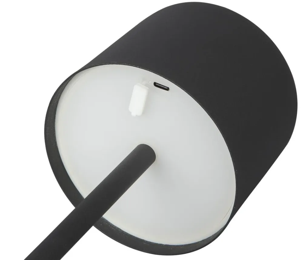 Dehner Solarleuchten - Akku-Tischleuchte Niva, ca. Ø11/H30 cm