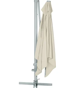 Dehner Ampelschirm Zypern, quadratisch, ca. B300/T300 cm Creme Discount