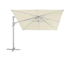 Dehner Ampelschirm Zypern, quadratisch, ca. B300/T300 cm Creme Discount