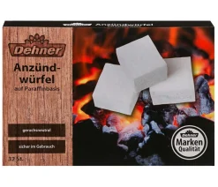Dehner Grillkohle & -Anzünder > Anzündwürfel, Paraffin, 32 Stk.