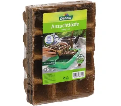 Dehner Anzucht Zubehör|Anzuchttöpfe > Anzuchttöpfe für Pflanzen, 5 x 5 cm, 36 Stk.