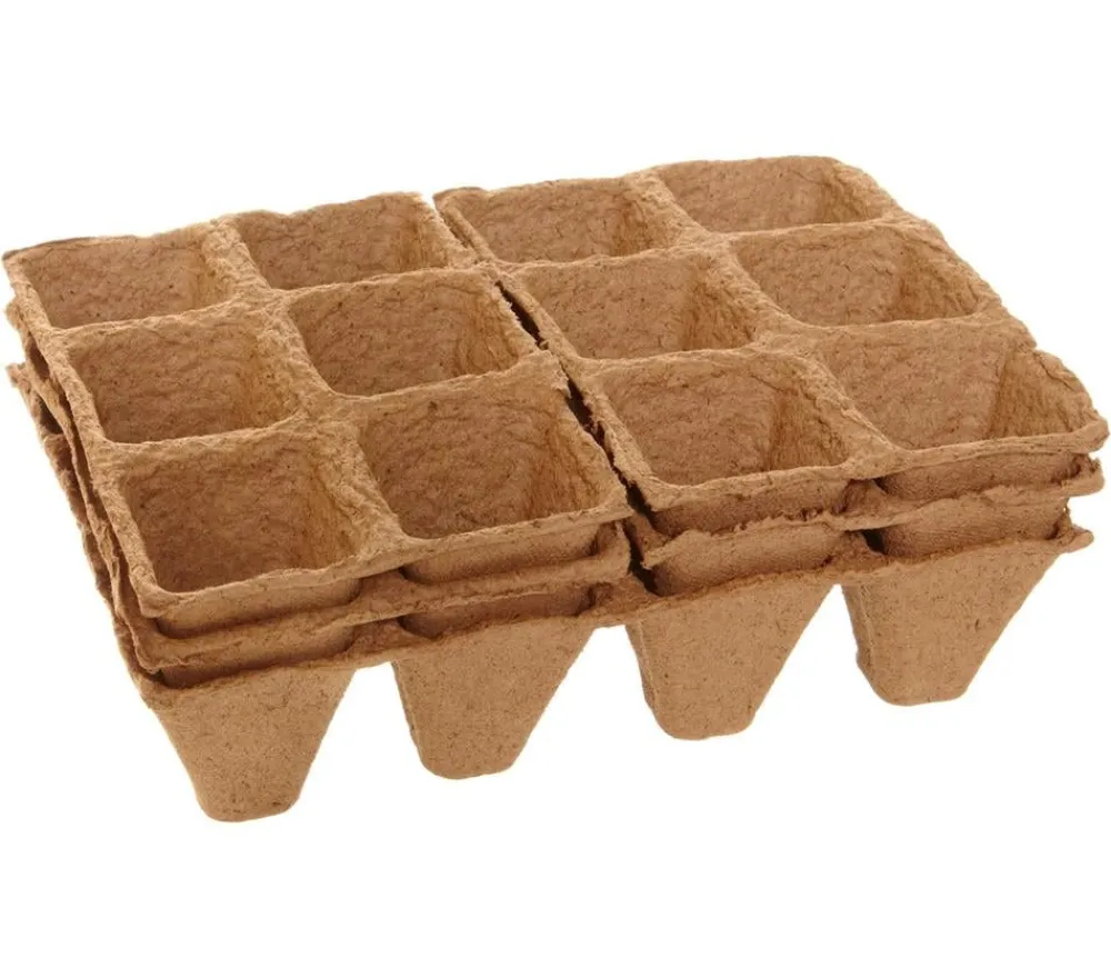 Dehner Anzucht Zubehör|Anzuchttöpfe > Anzuchttöpfe für Pflanzen, 5 x 5 cm, 36 Stk.