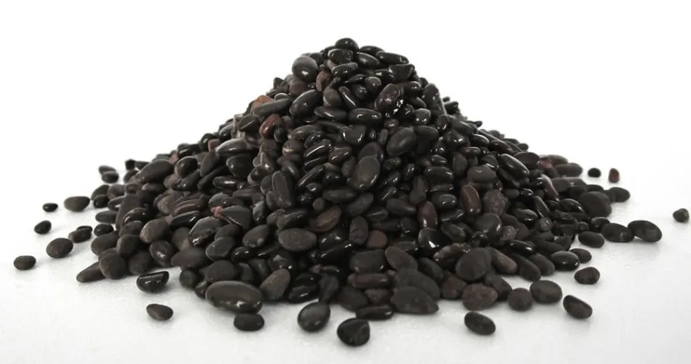 Dehner Aqua Bodengrund - Aquarienkies Antaro Black, 5 kg Schwarz