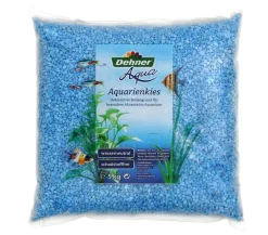 Dehner Aqua Aquarienkies, 4-6 mm Hellblau Hot