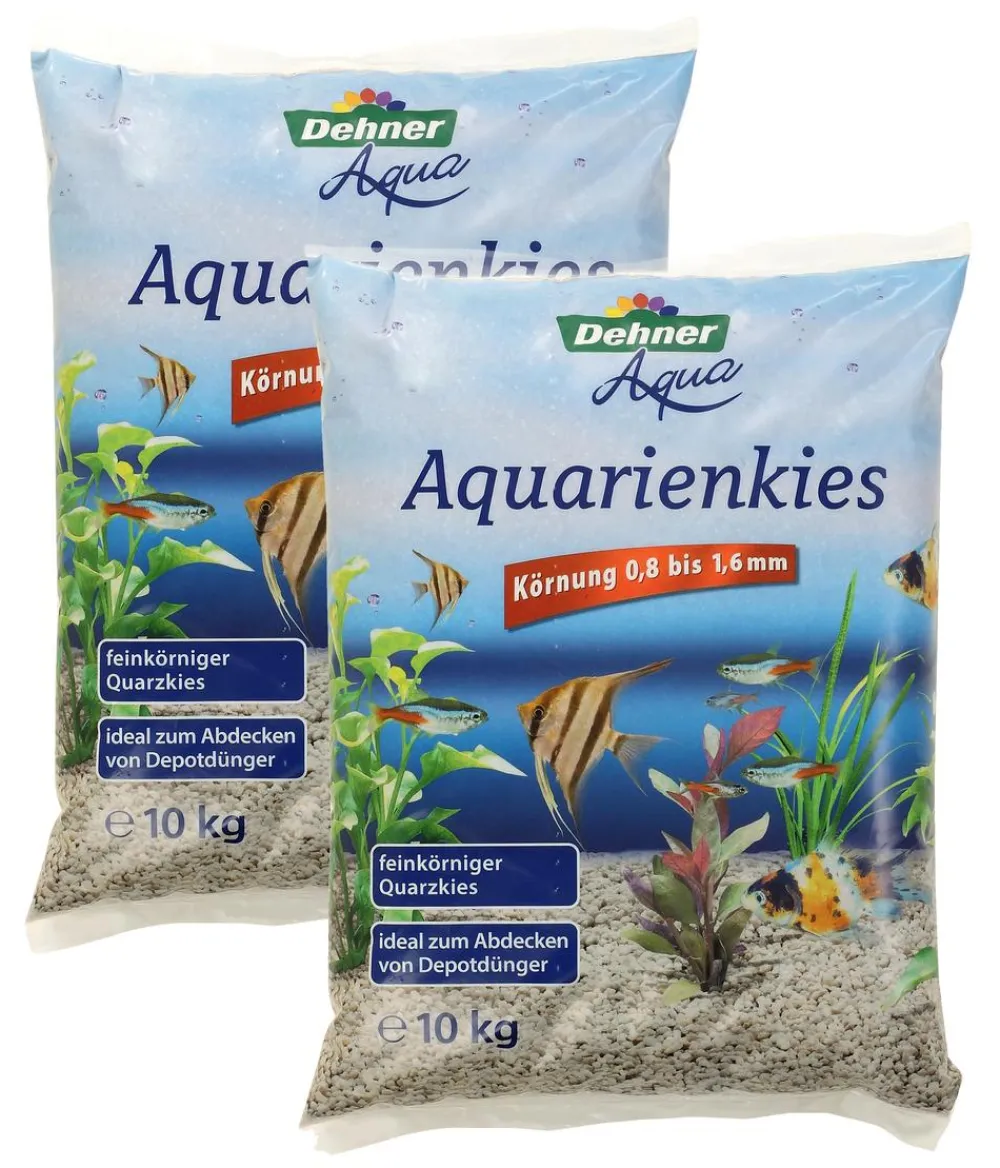 Dehner Aqua Bodengrund > Aquarienkies, 0,8-1,4 mm