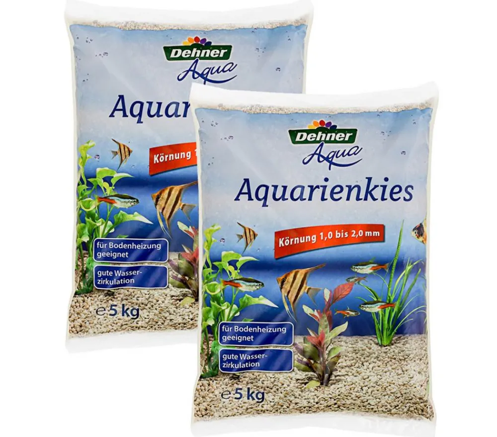 Dehner Aqua Aquarienkies, 1,0-2,0 mm Beige Clearance