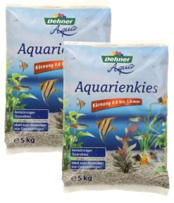 Dehner Aqua Bodengrund - Aquarienkies, 0,8-1,6 mm Beige