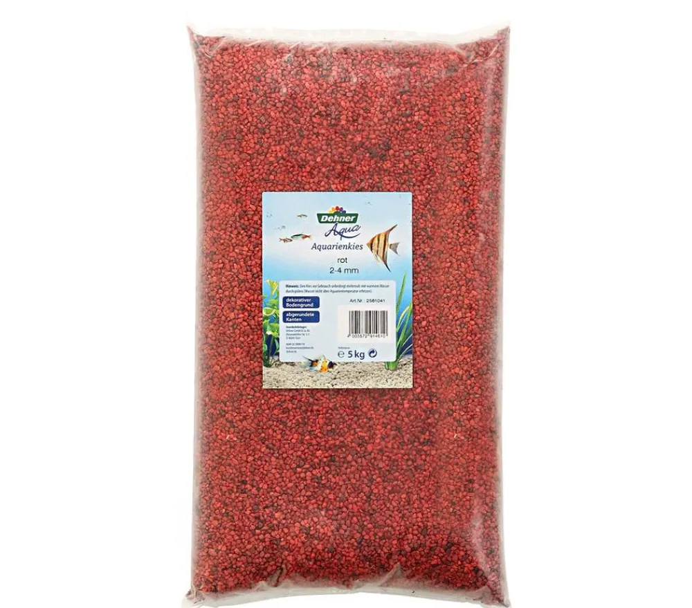 Dehner Aqua Bodengrund - Aquariumkies, 2-4 mm Rot