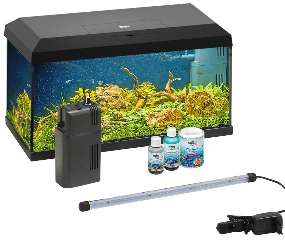 Dehner Aqua Aquarium-Set Aqua Start 60, Schwarz Outlet