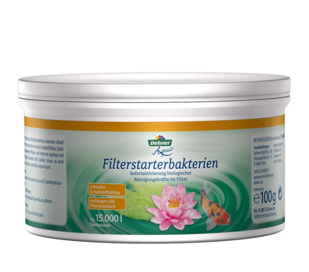 Dehner Aqua Gartenteich·Teichzubehör & Teichpflege|Teichzubehör & Teichpflege - Filterstarterbakterien, 100 g