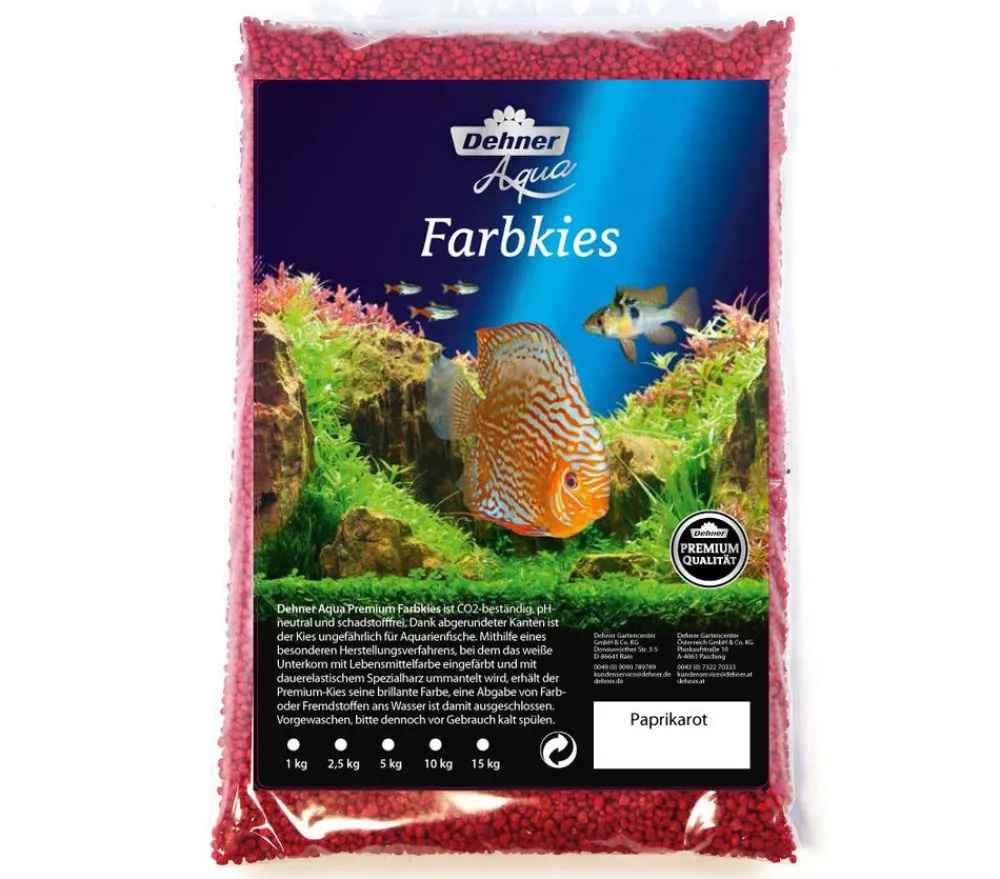 Dehner Aqua Premium Bodengrund > Aquarienkies, 2-3 mm