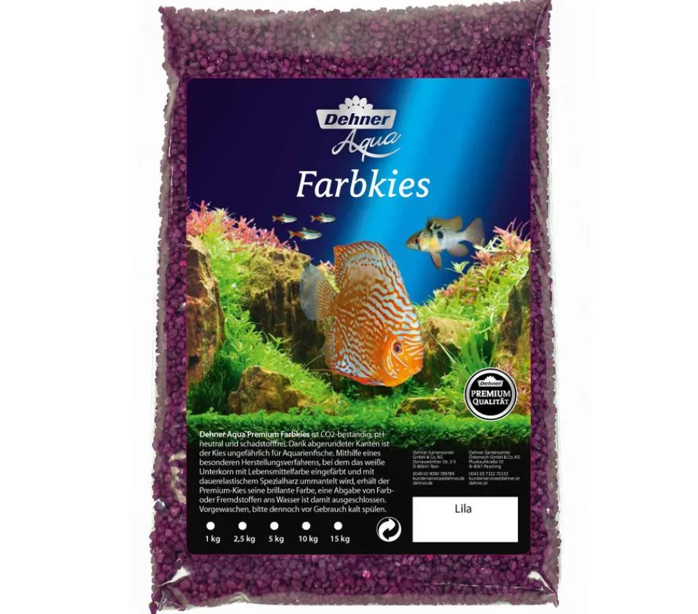 Dehner Aqua Premium Aquarienkies, 2-3 mm Lila Sale
