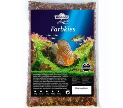 Dehner Aqua Premium Bodengrund - Aquarienkies Mekong River, 2-3,5 mm Braun