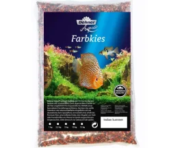 Dehner Aqua Premium Bodengrund - Farbkies Indian-Summer, 2-3,5 mm Braun