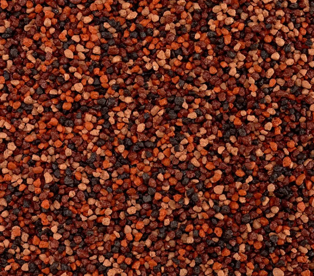 Dehner Aqua Premium Bodengrund - Farbkies Indian-Summer, 2-3,5 mm Braun