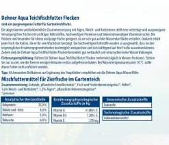 Dehner Aqua Gartenteich·Teichfisch­­Futter|Teichfischfutter > Teichfischfutter Flocken