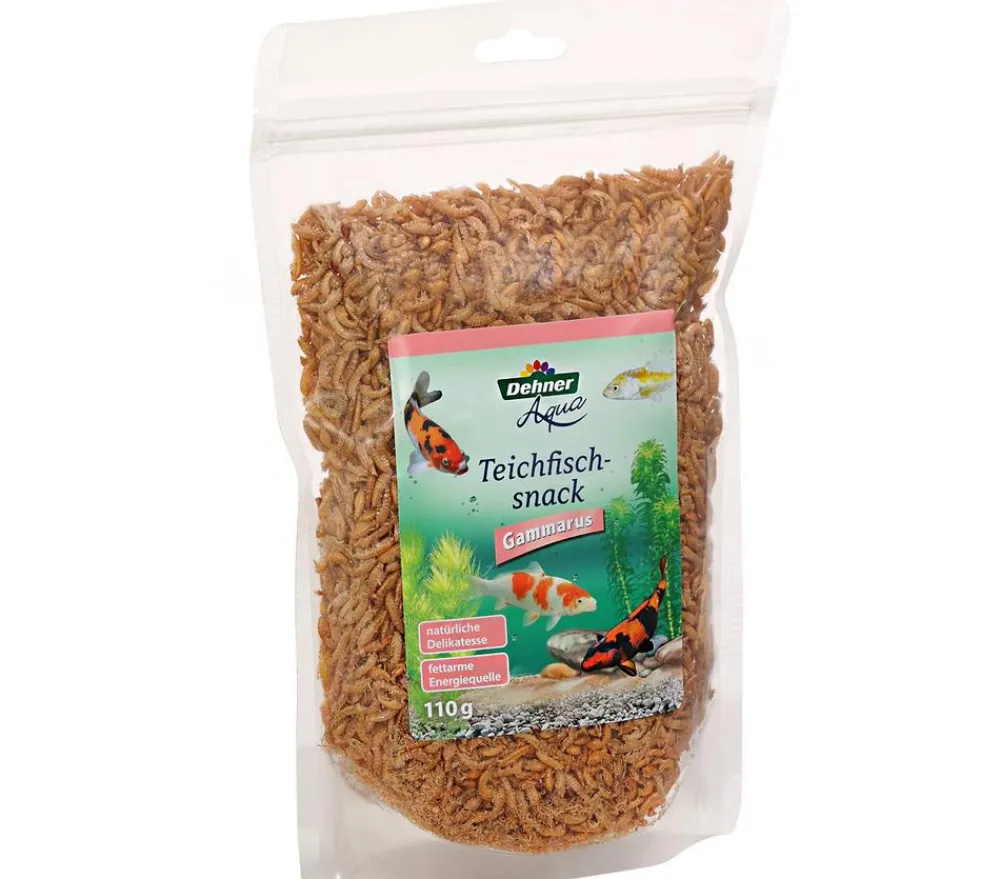 Dehner Aqua Gartenteich·TeichfischFutter|Reptilienfutter - Teichfischsnack Gammarus, 110 g