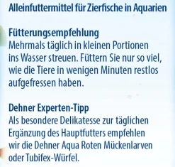 Dehner Aqua Zierfischfutter Flocken-Mix Best