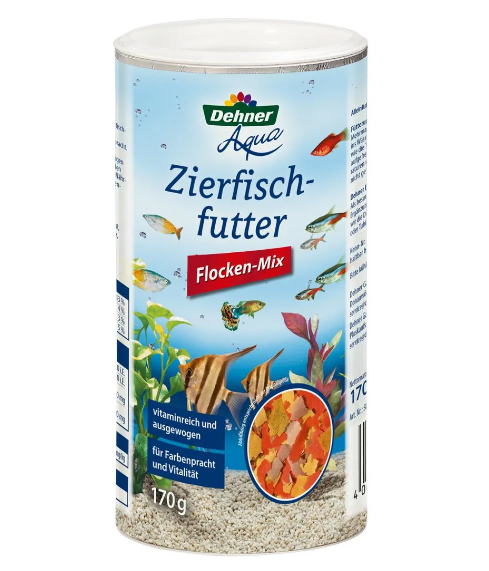 Dehner Aqua Fischfutter - Zierfischfutter Flocken-Mix